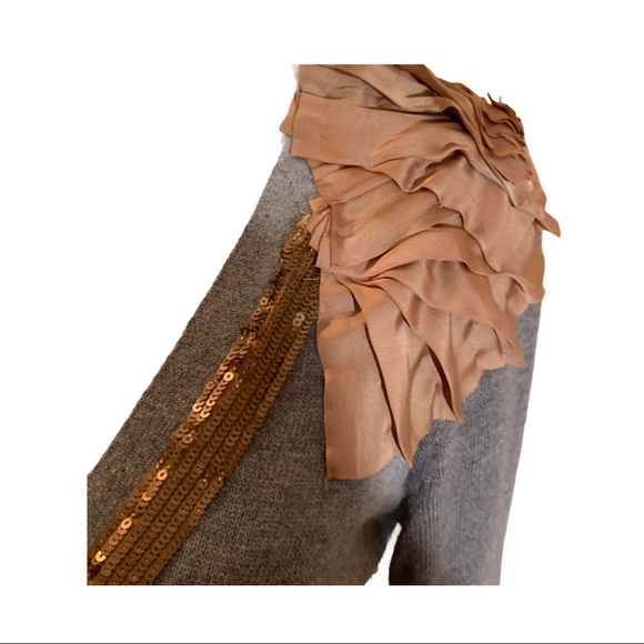 Anthropologie Vermeil Streams Hi-Lo Cardigan boho - Picture 5 of 16